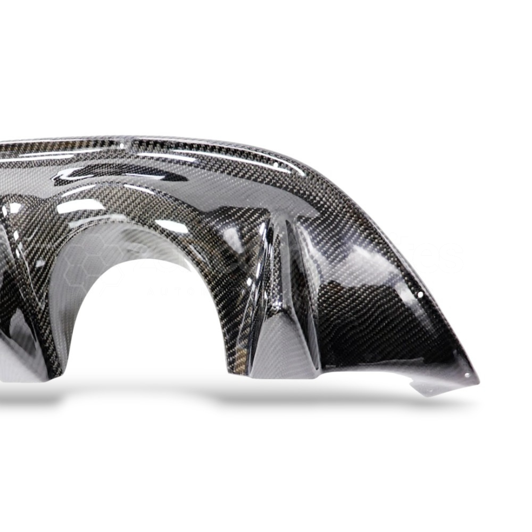 G37 Vented Style Carbon Fiber Rear Diffuser