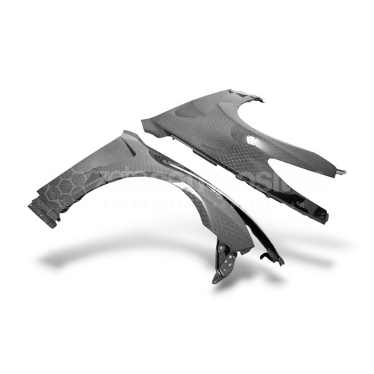 G37 Coupe / Sedan V2 Carbon Fiber Fenders Vented
