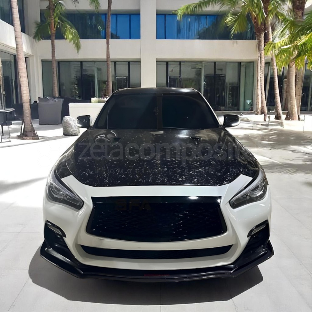 GTR Style Q50 Carbon Fiber Hood