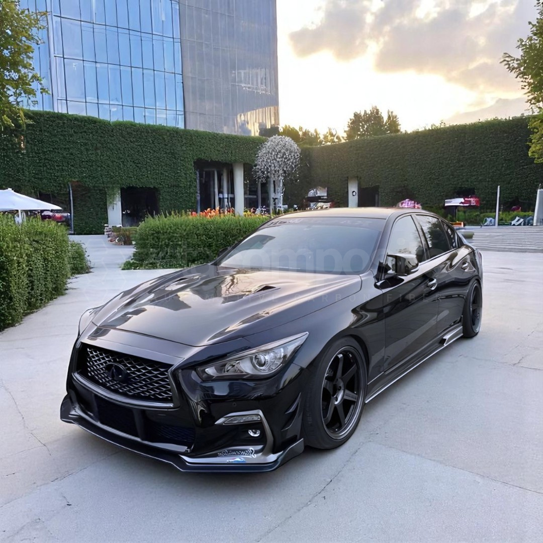 GTR Style Q50 Carbon Fiber Hood