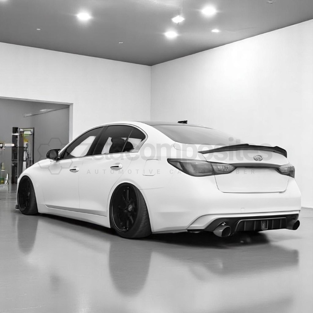 Carbon Fiber Spoiler – PSM Style for Infiniti Q50 Q60
