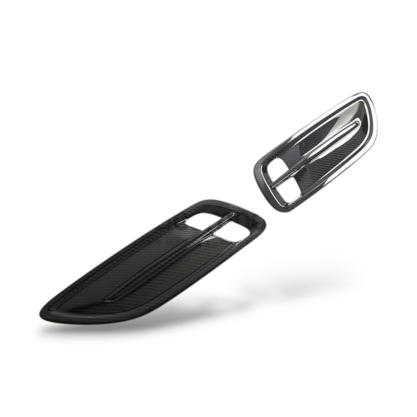 Real Carbon Fiber Hood Vent Inserts for Kia Stinger