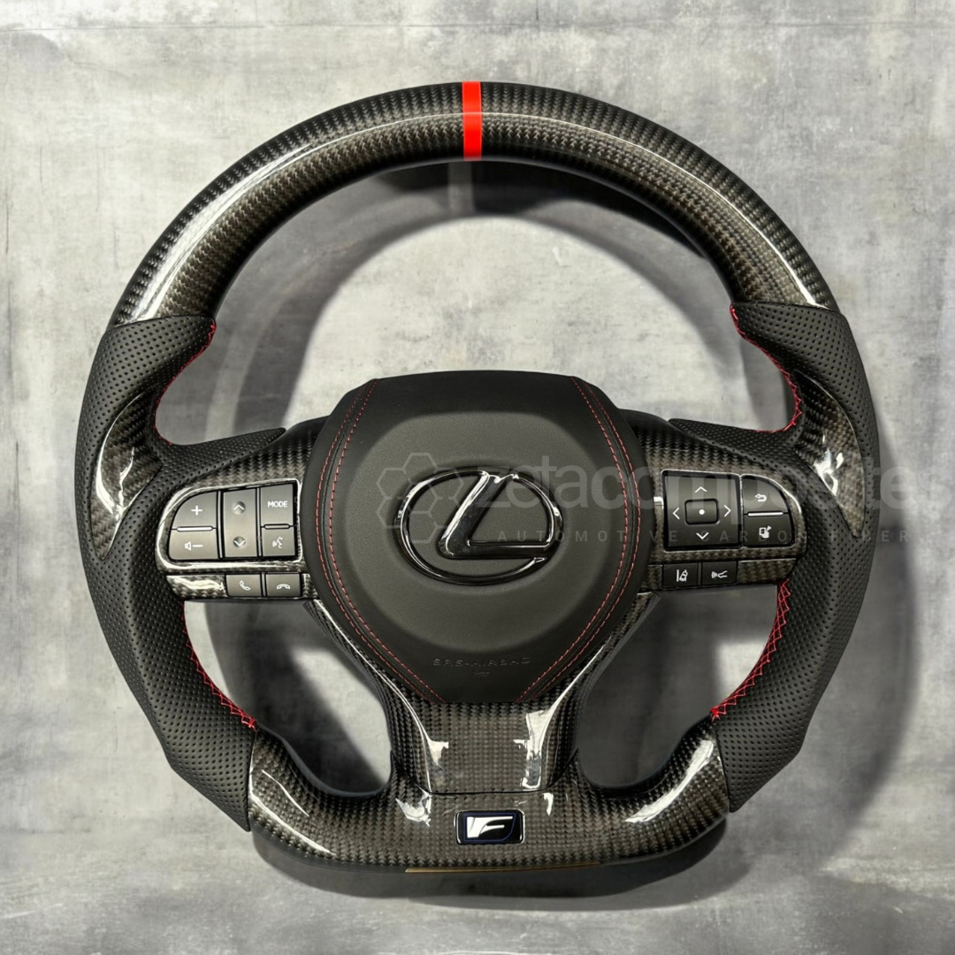 carbon fiber steering wheel custom for lexus 350