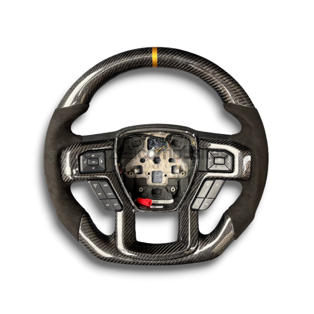 1st Gen + 2nd Gen F150 / Ford Raptor Carbon Fiber Steering Wheel Build