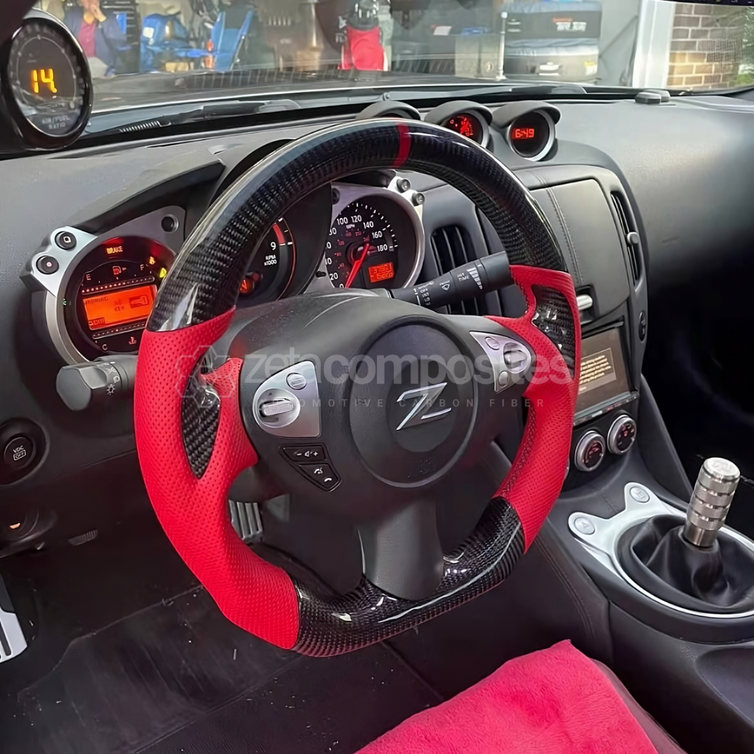 Carbon Fiber Steering Wheel for Nissan 370z Z34 / Juke / Maxima