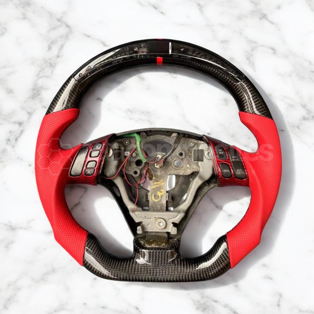2003-2009 Mazda 3 Carbon Fiber Steering Wheel Customizable