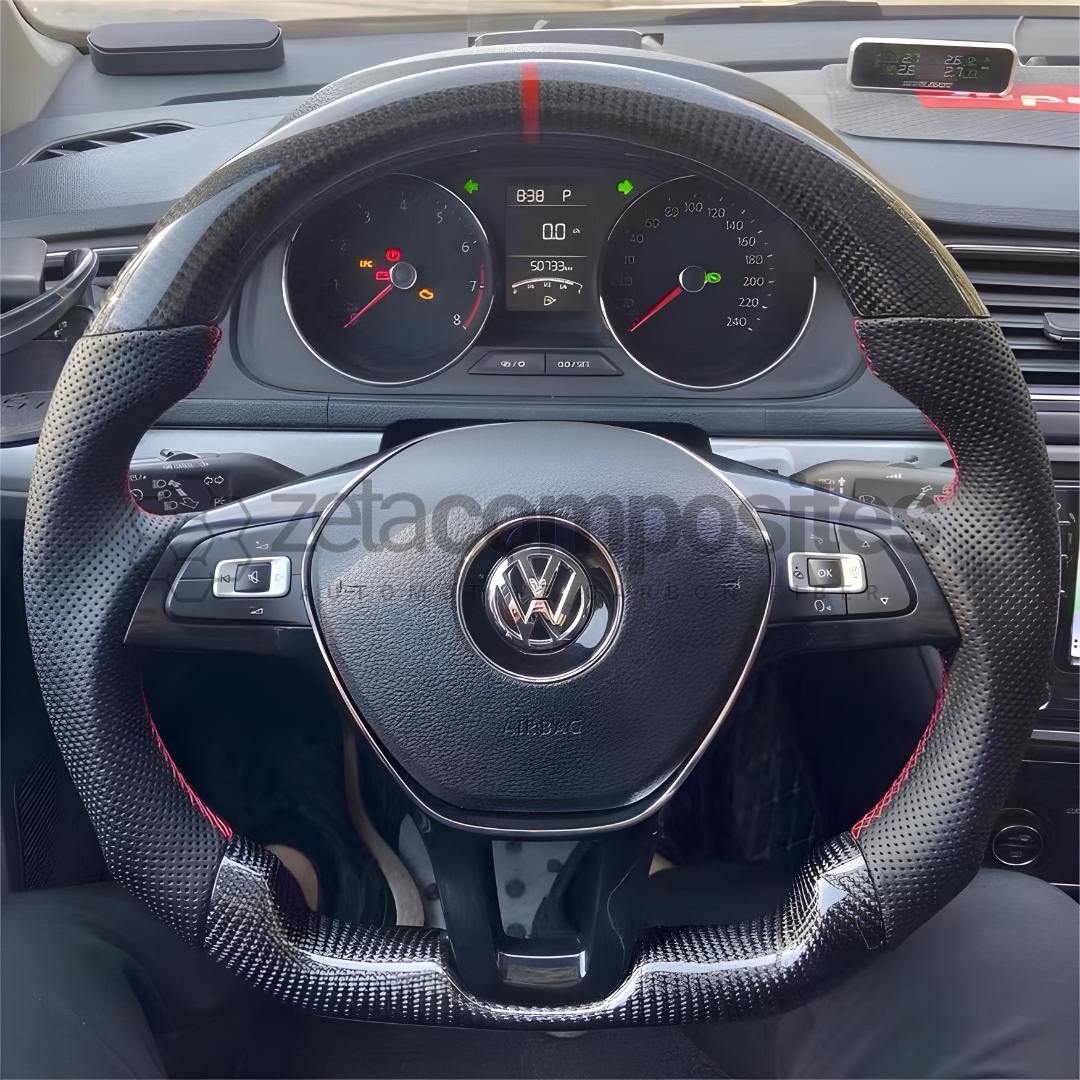 Mk7 Golf Gti / R / Jetta Carbon Fiber Steering Wheel