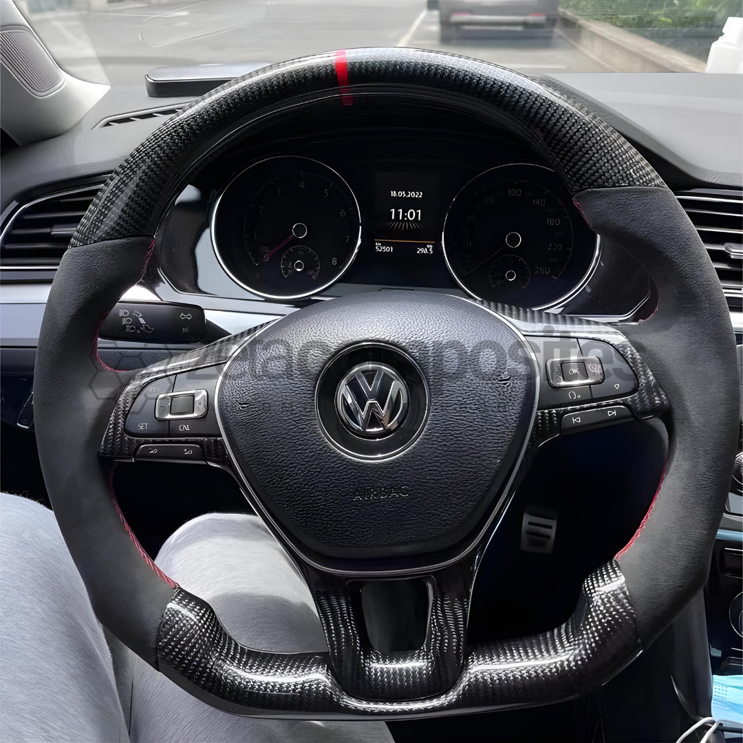 Mk7 Golf Gti / R / Jetta Carbon Fiber Steering Wheel