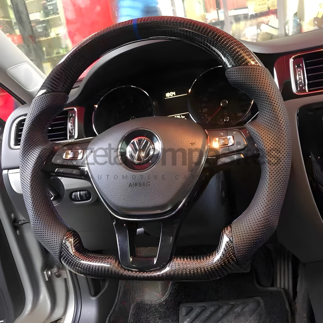 Mk7 Golf Gti / R / Jetta Carbon Fiber Steering Wheel