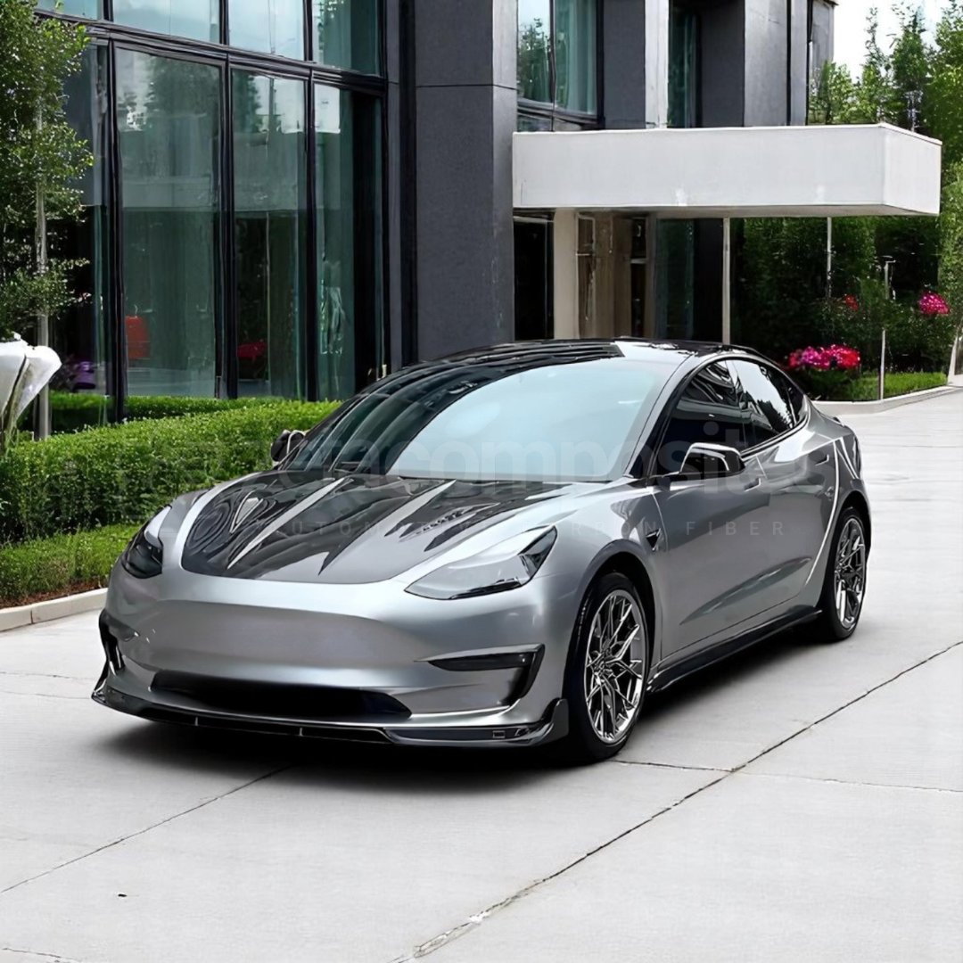 Tesla Model 3 / Y Carbon Fiber GTS Style Hood
