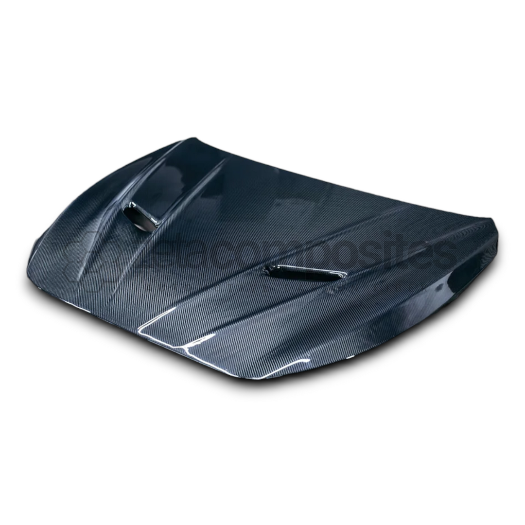 Infiniti Q50 Carbon Fiber Hood Dual Vents