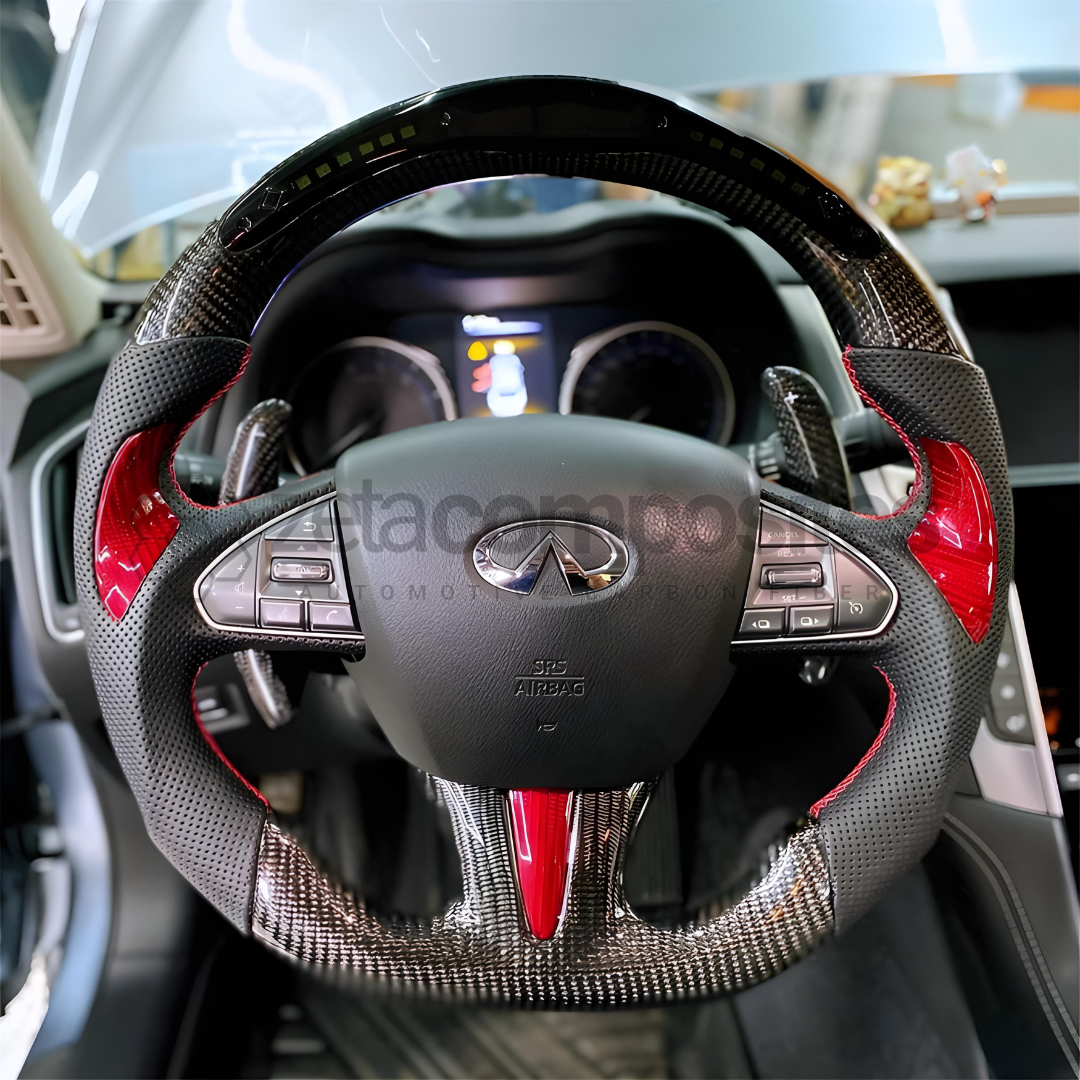 Carbon Fiber Steering Wheel for 2014-2017 Infiniti Q50