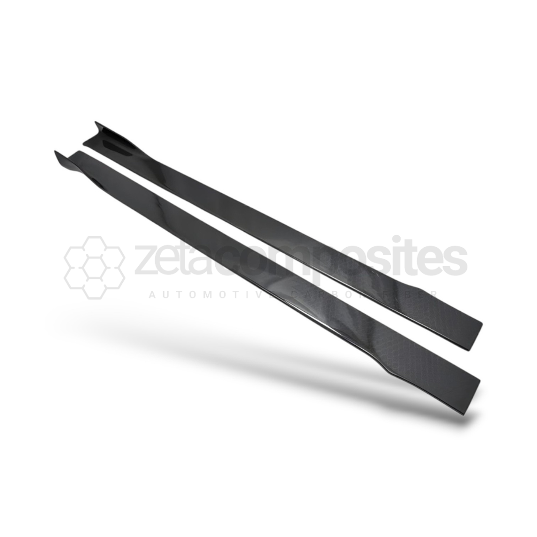 Carbon Fiber Side Skirts Splitters | Compatible with Infiniti Q50 Q60