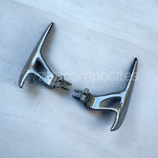 Carbon Fiber Paddle Shifters for R35 Nissan GTR Customizable