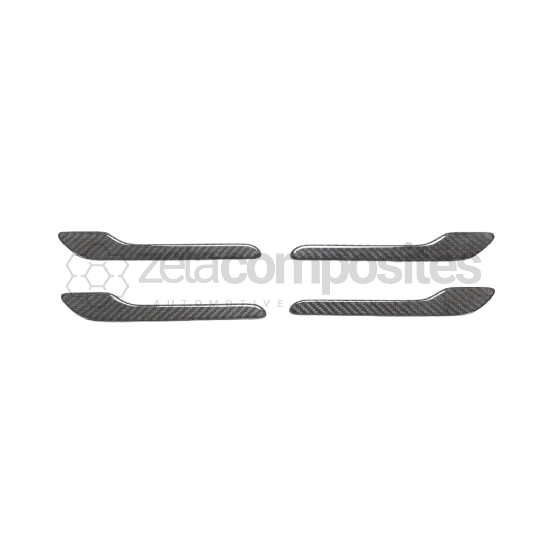 Real Carbon Fiber Door Handle Covers Tesla Model 3/Y Set of 4
