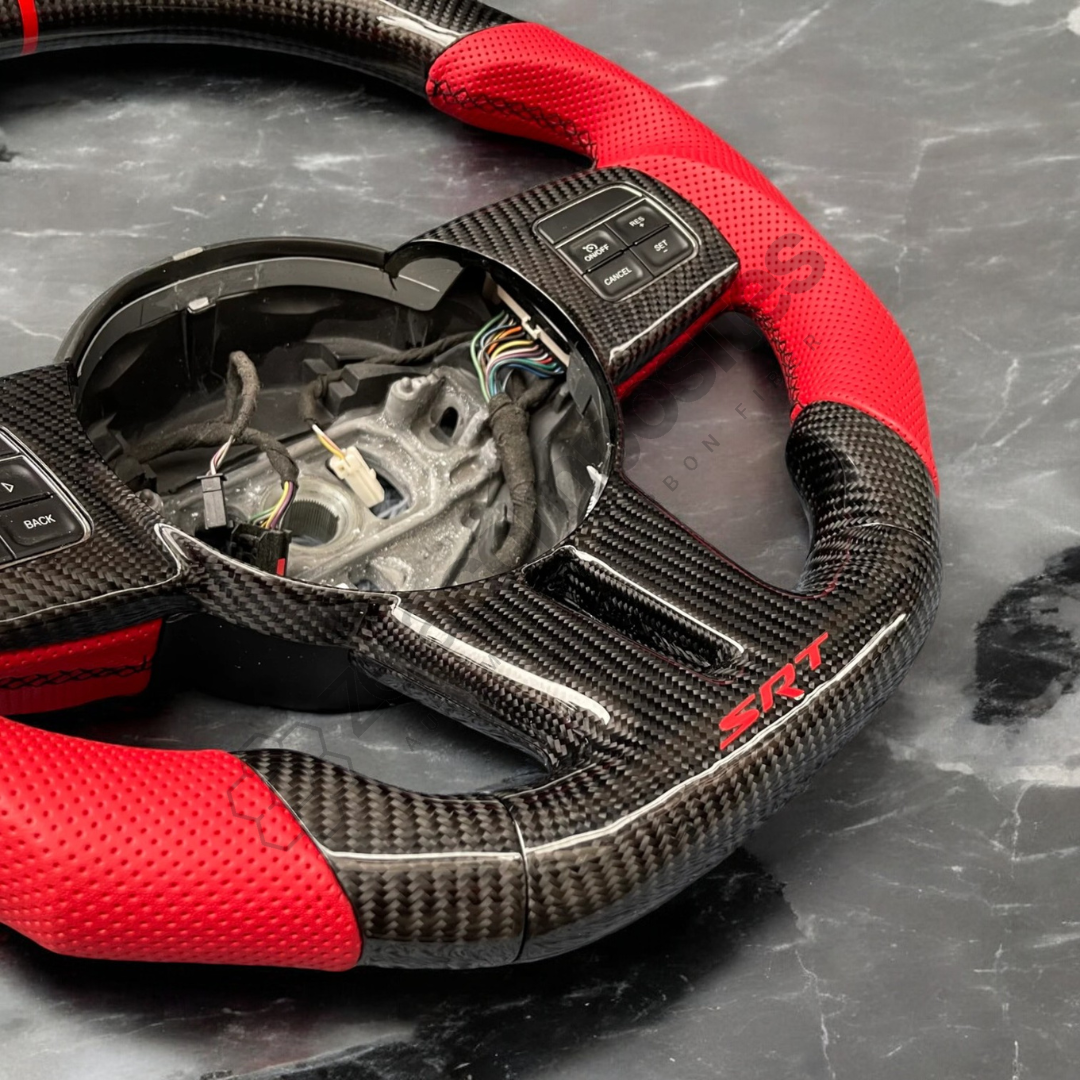 Carbon Fiber Steering Wheel Custom For Chrysler 300