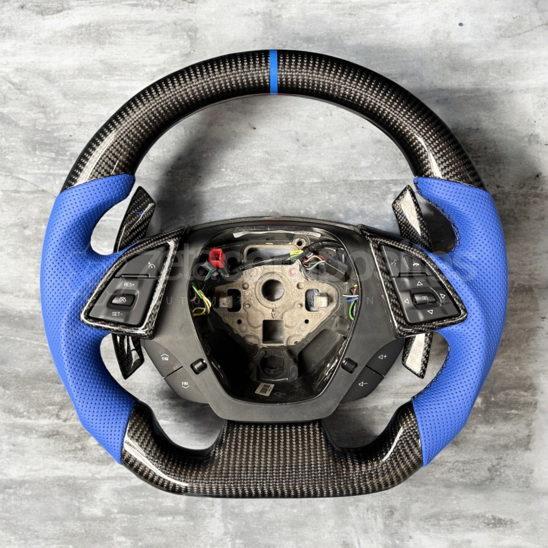 Carbon Fiber Steering Wheel for 6th Gen Camaro SS | ZL1 | RS (2016'-2024')