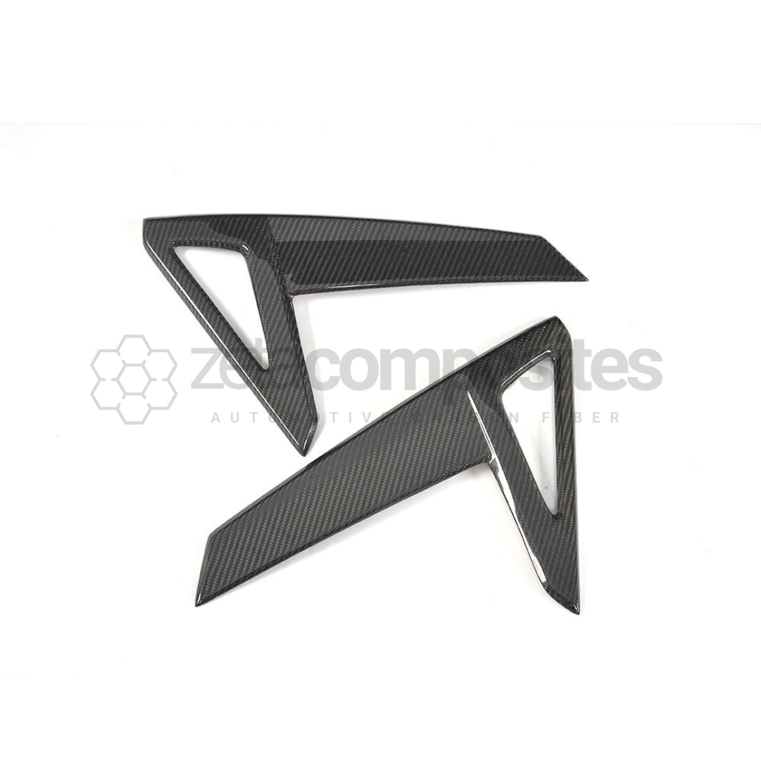 Tesla Model S Carbon Fiber Fender Badges Inserts