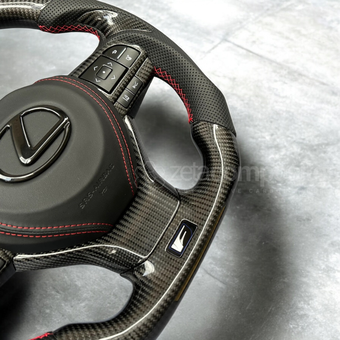 LEXUS ES/GS/RX/LX 350 570 Custom Carbon Fiber Steering Wheel