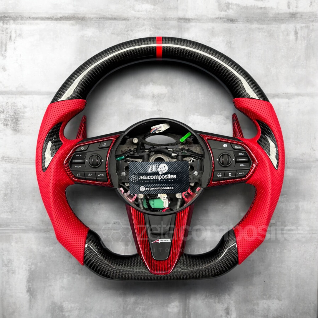 Carbon Fiber Steering Wheel for Acura TLX MDX