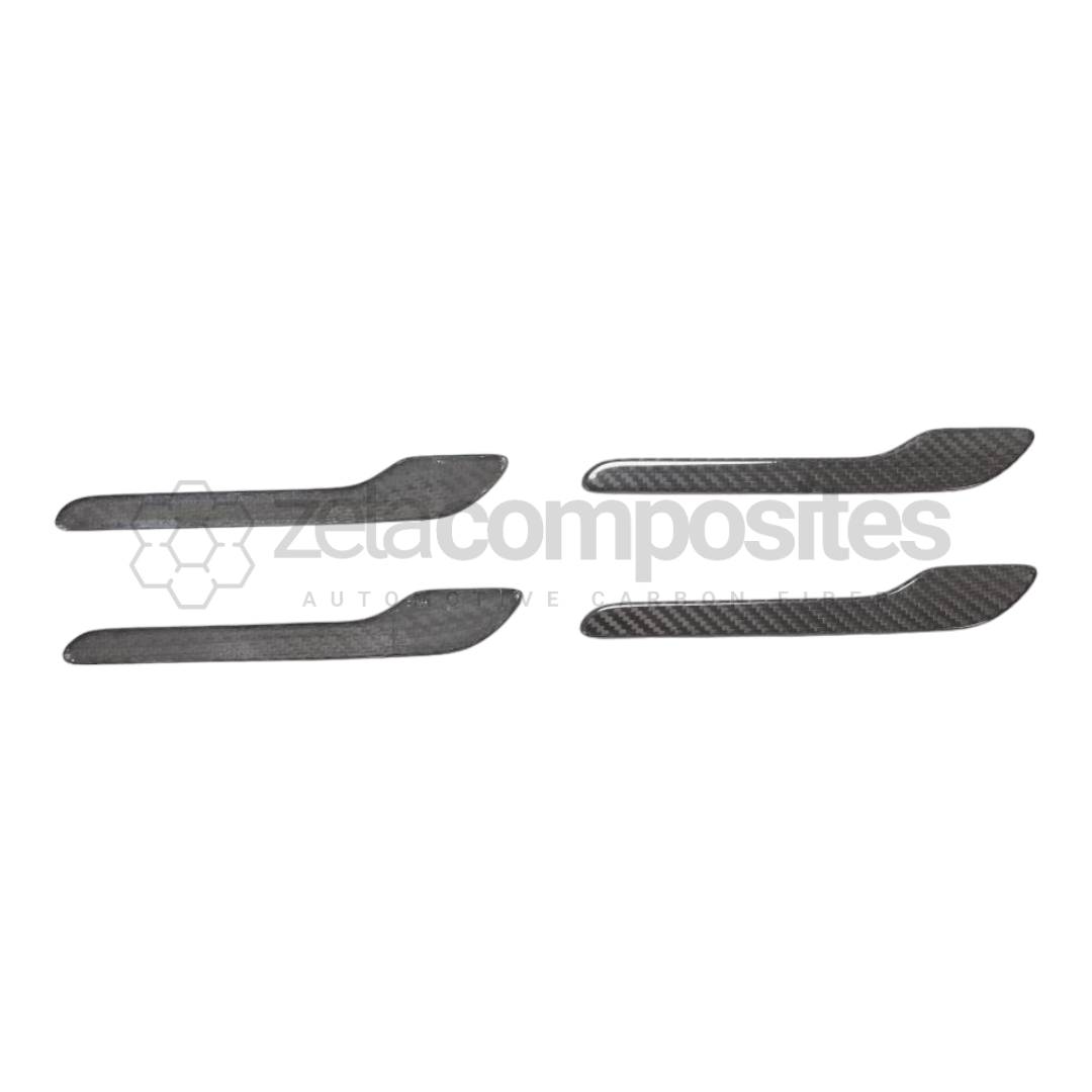 Real Carbon Fiber Door Handle Covers Tesla Model 3/Y Set of 4