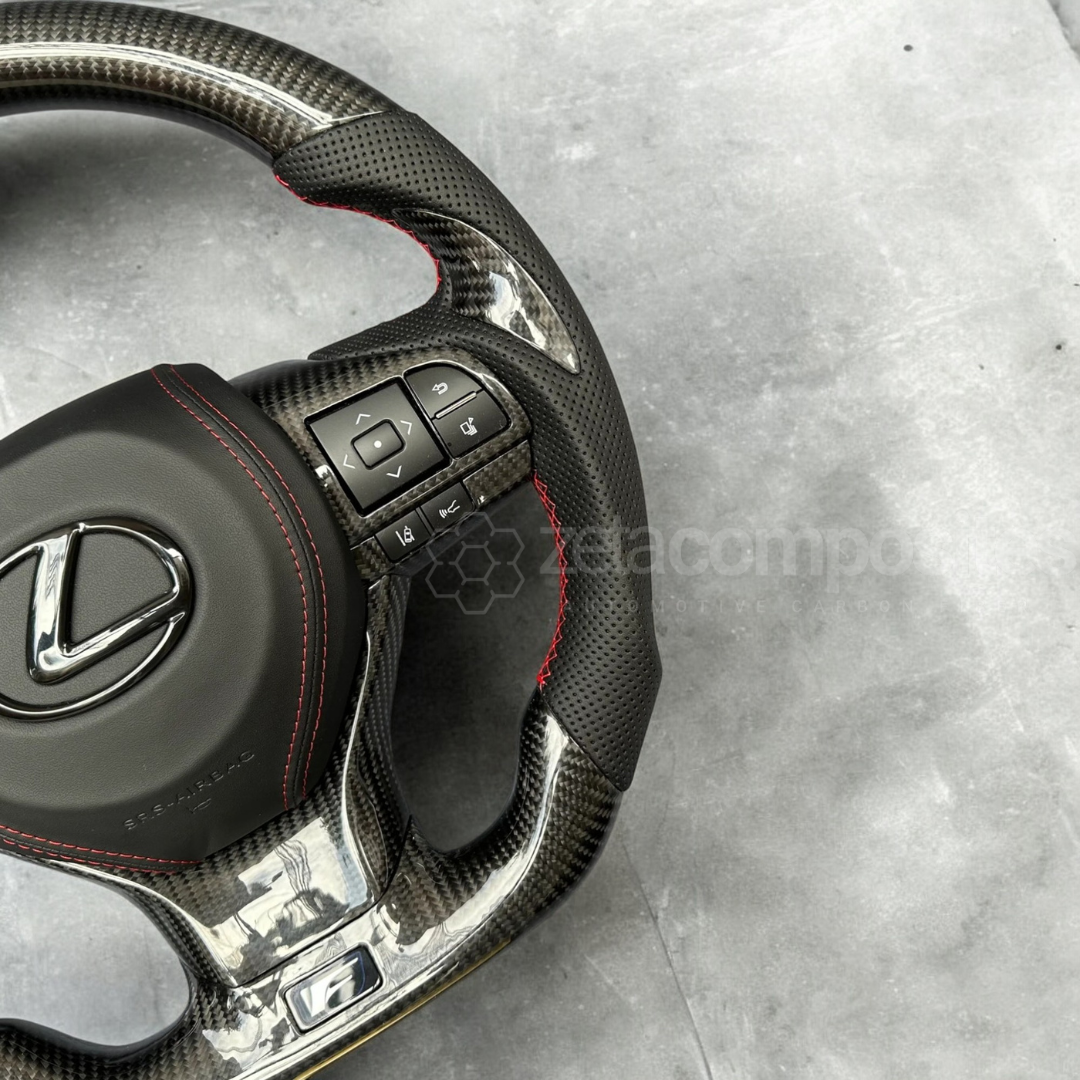 LEXUS ES/GS/RX/LX 350 570 Custom Carbon Fiber Steering Wheel