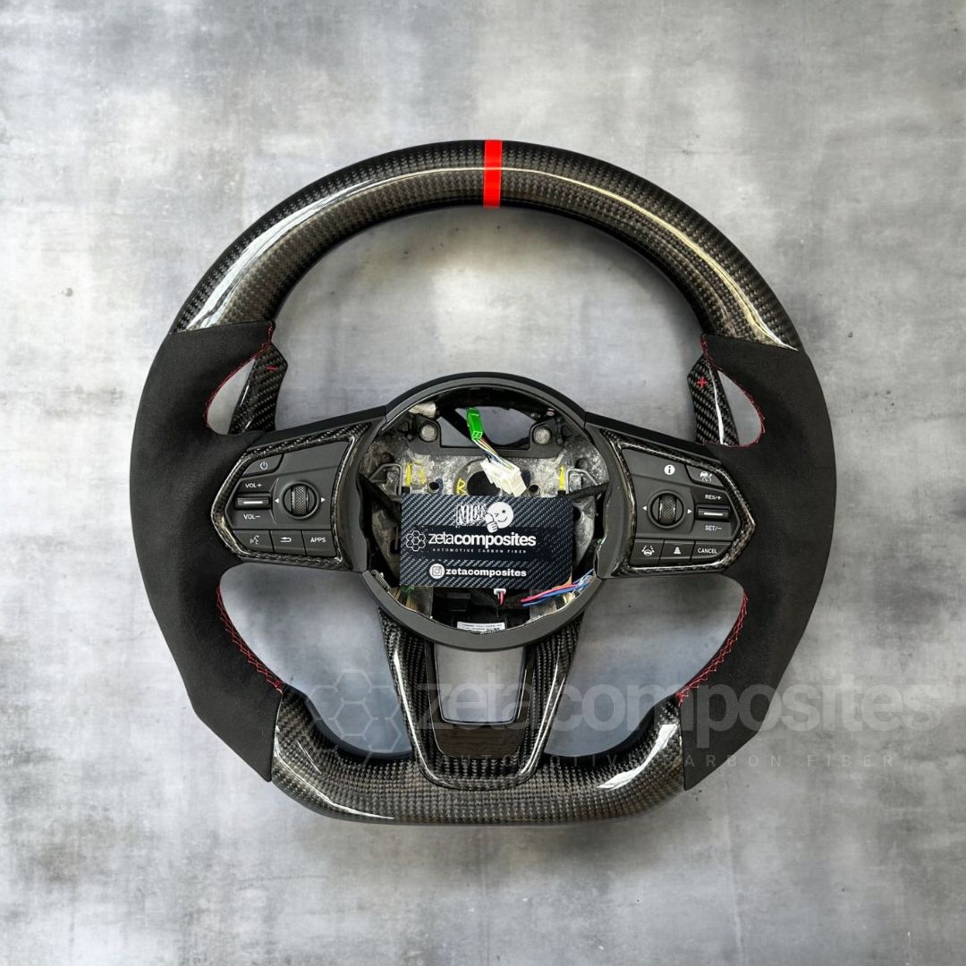 Carbon Fiber Steering Wheel for Acura TLX MDX