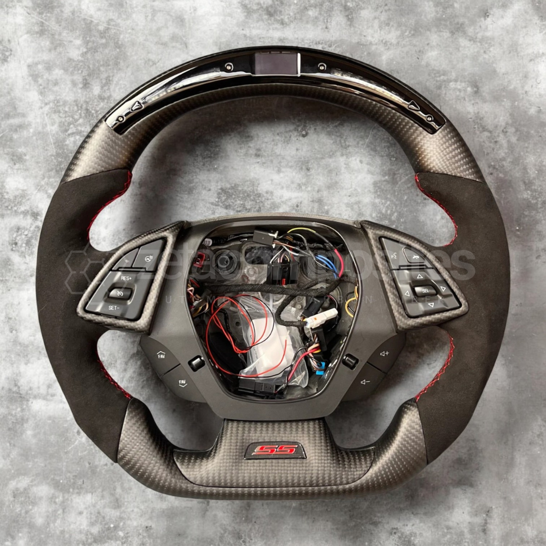 Carbon Fiber Steering Wheel for 6th Gen Camaro SS | ZL1 | RS (2016'-2024')