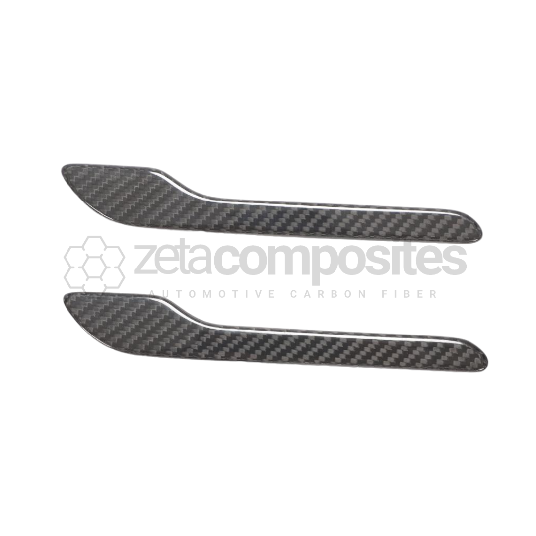 Real Carbon Fiber Door Handle Covers Tesla Model 3/Y Set of 4
