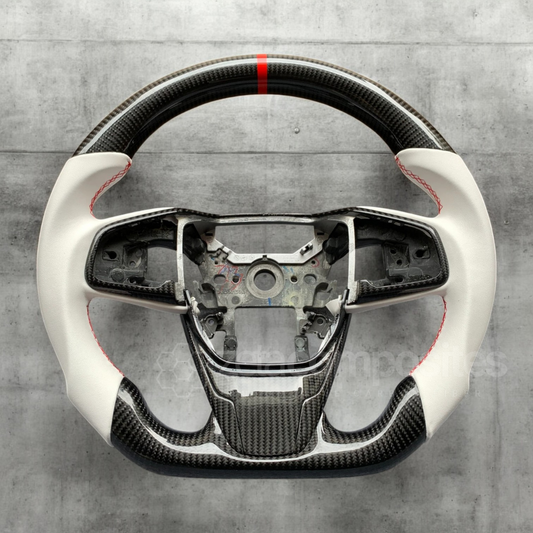 Carbon Fiber Steering Wheel for 10th Gen Civic/FK/Type R/SI