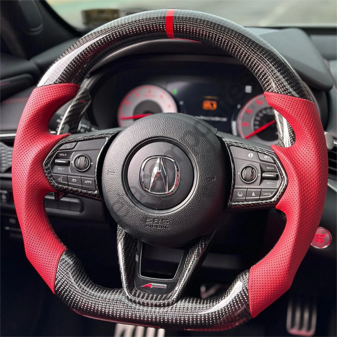 Carbon Fiber Steering Wheel for Acura TLX MDX
