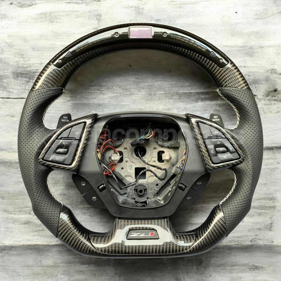 Carbon Fiber Steering Wheel for 6th Gen Camaro SS | ZL1 | RS (2016'-2024')