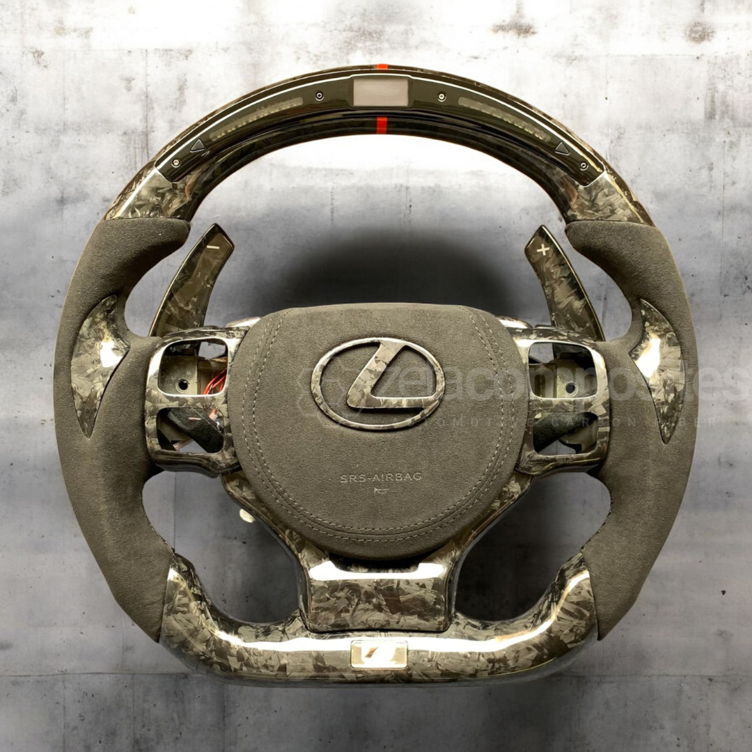 Carbon Fiber Steering Wheel for Lexus IS250/300/350/RC