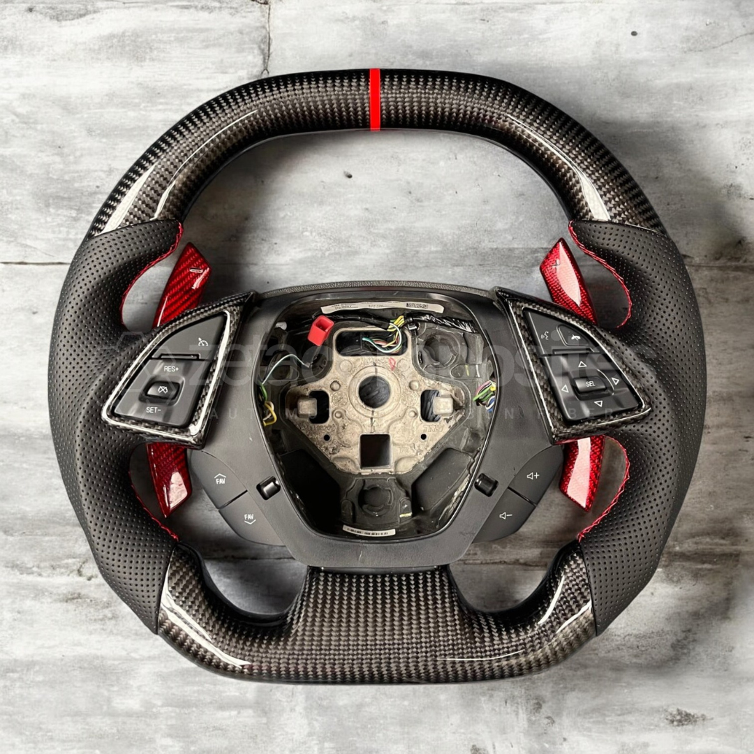 Carbon Fiber Steering Wheel for 6th Gen Camaro SS | ZL1 | RS (2016'-2024')