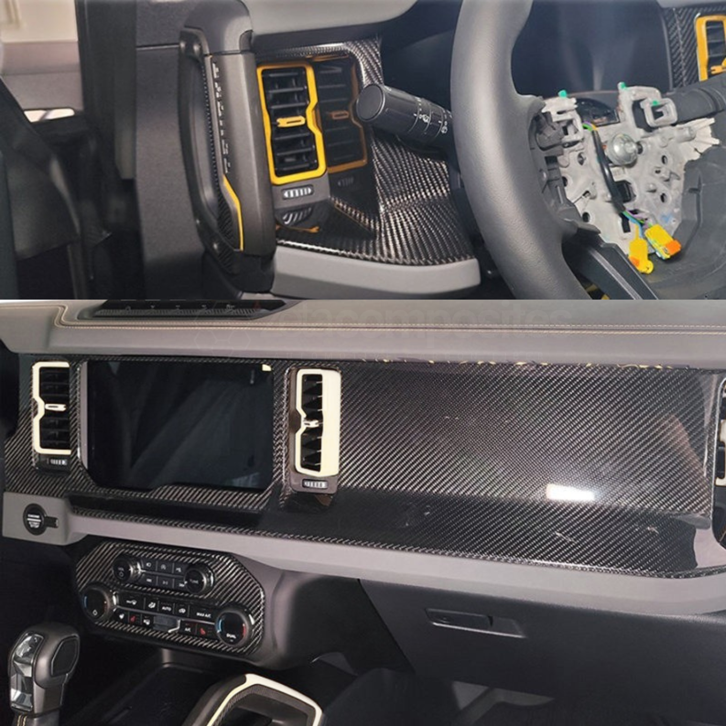 (2021'+) Ford Bronco Carbon Fiber Dash Kit