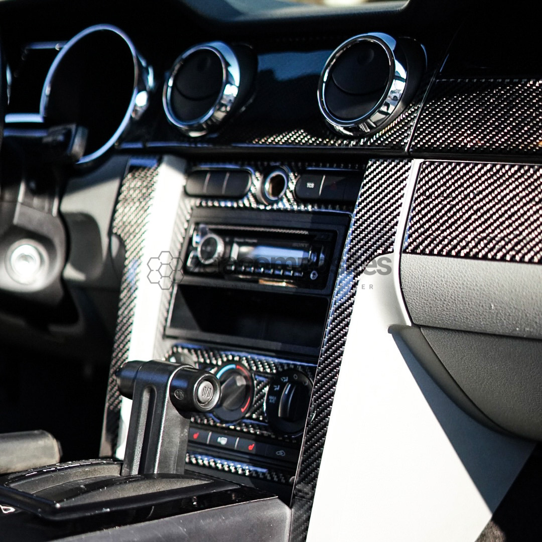 2005-2009 Mustang Full Carbon Fiber Interior Trim Kit