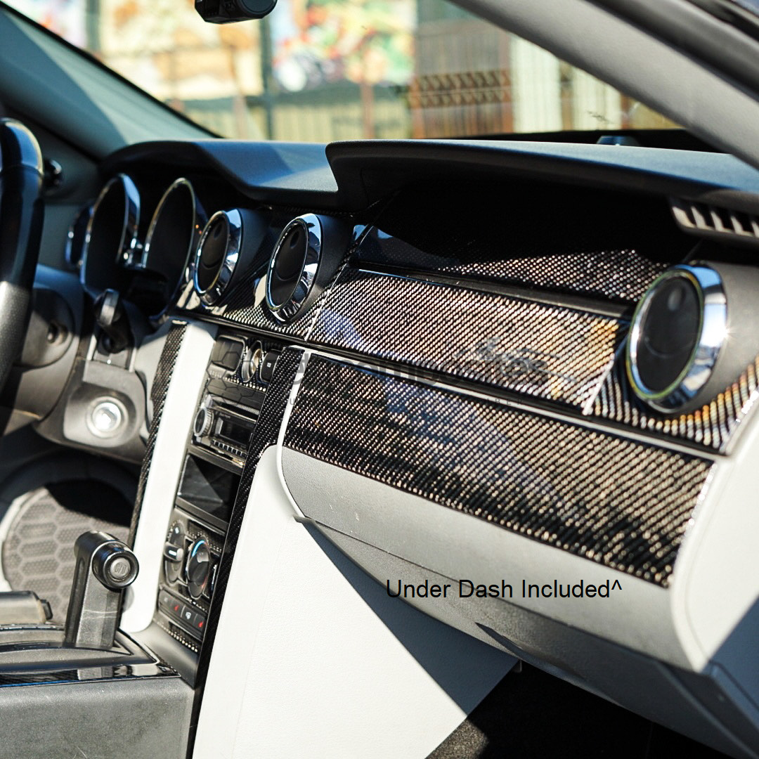 2005-2009 Mustang Full Carbon Fiber Interior Trim Kit