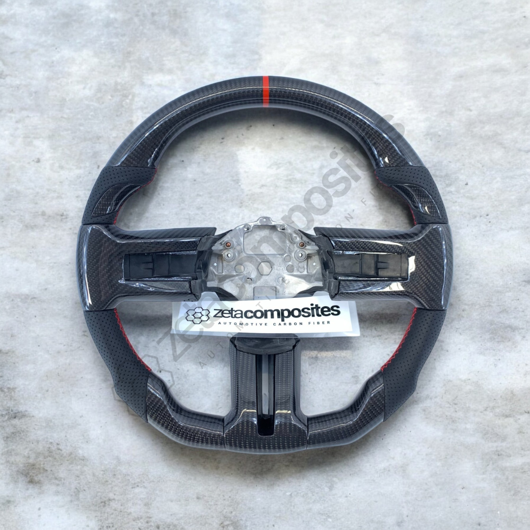 Carbon Fiber Steering Wheel for Mustang (2010'-2014')