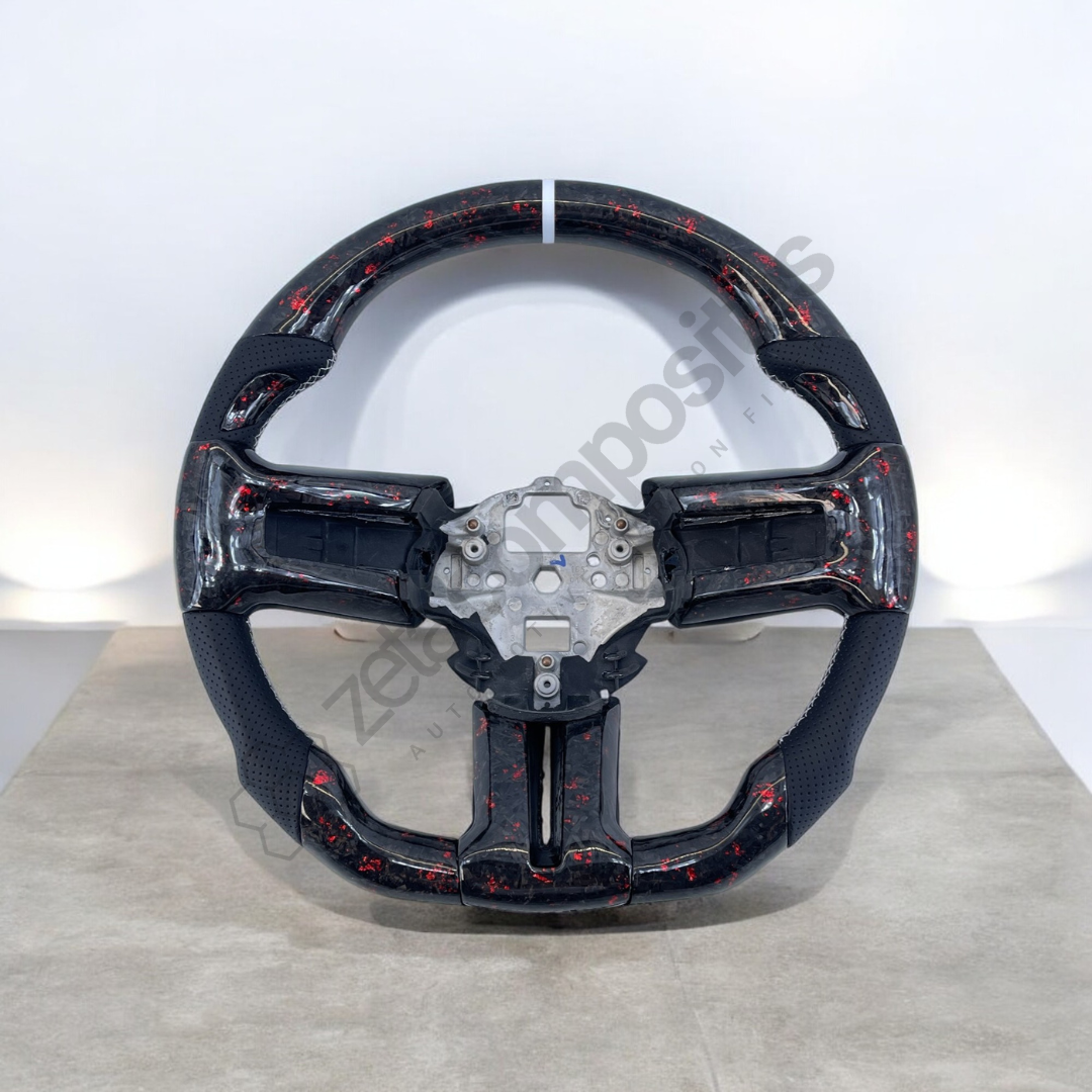 Carbon Fiber Steering Wheel for Mustang (2010'-2014')