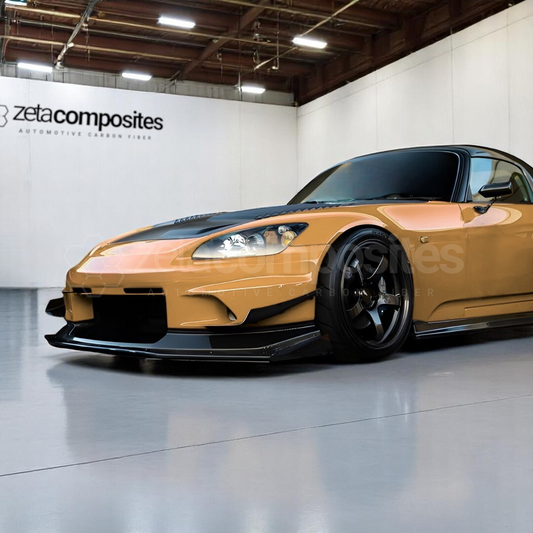 Carbon Fiber Track Style Front Lip Splitter for Honda S2000
