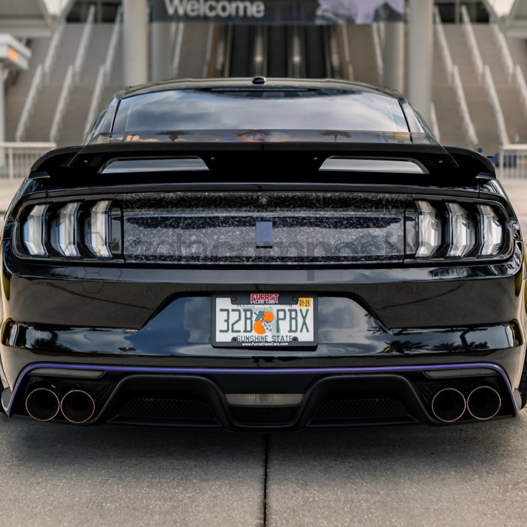 Carbon Fiber Decklid Trunk Panel Full Replacement for Mustang (15'-23')