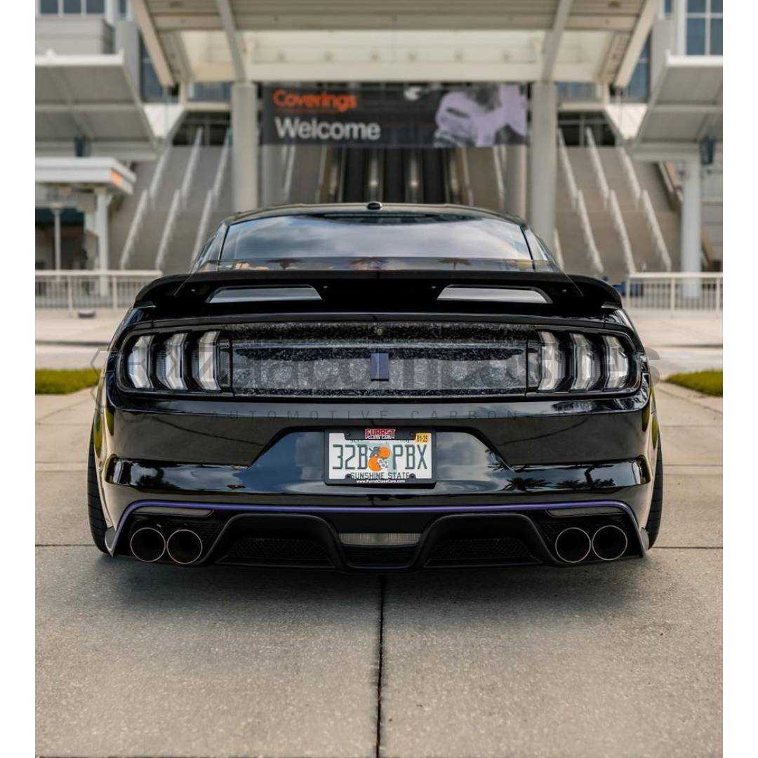 Carbon Fiber Decklid Trunk Panel Full Replacement for Mustang (15'-23')