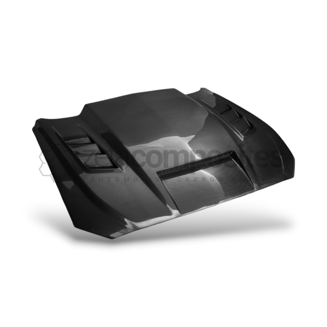 2015-2023 Mustang Carbon Fiber Termi Style Cowl Hood