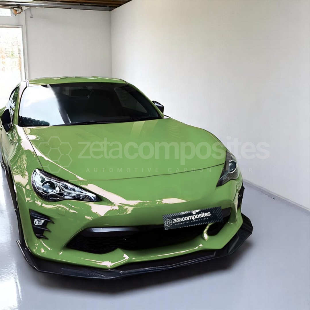 Carbon Fiber Front Lip Splitter for 2013-2016 Subaru BRZ - Track Style