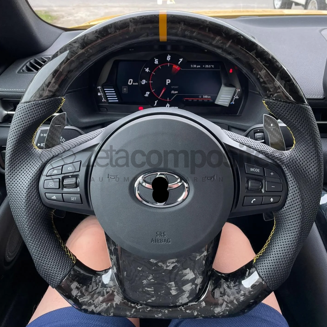 Carbon Fiber Steering Wheel for Toyota Supra A90 MKV