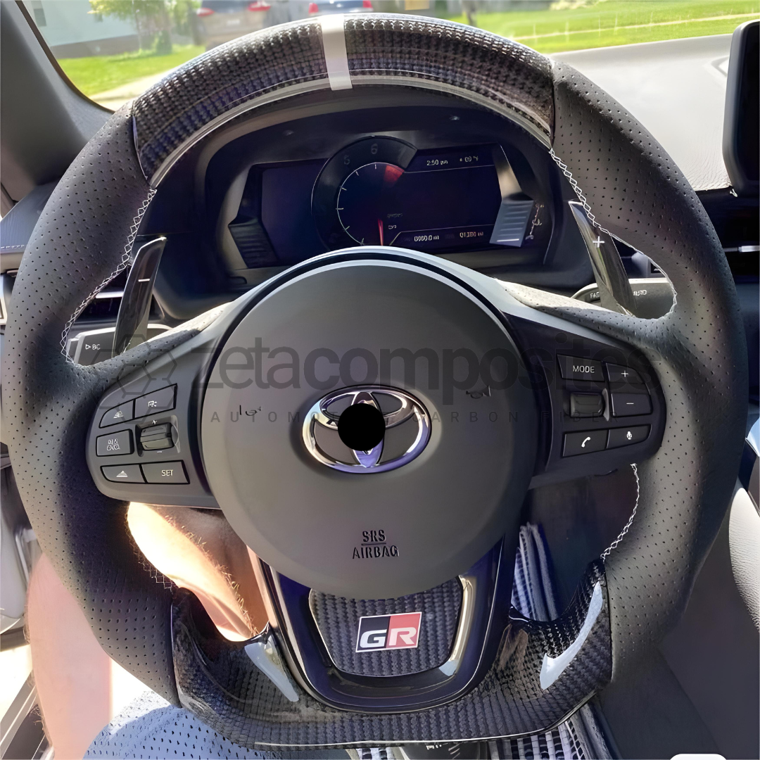 Carbon Fiber Steering Wheel for Toyota Supra A90 MKV