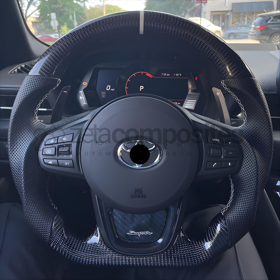 Carbon Fiber Steering Wheel for Toyota Supra A90 MKV
