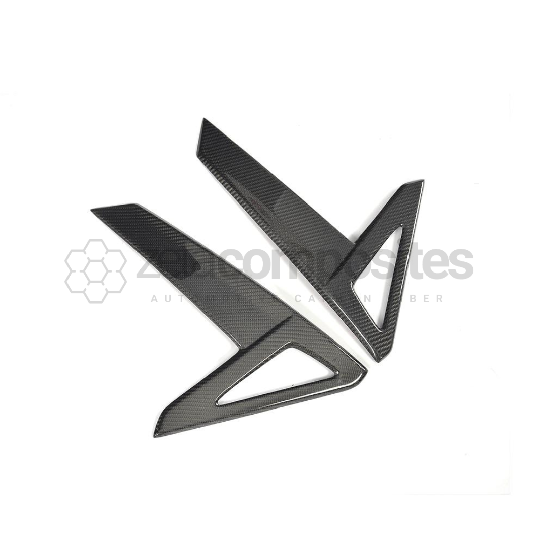 Carbon Fiber Fender Covers P100D 75D P85D Tesla Model S