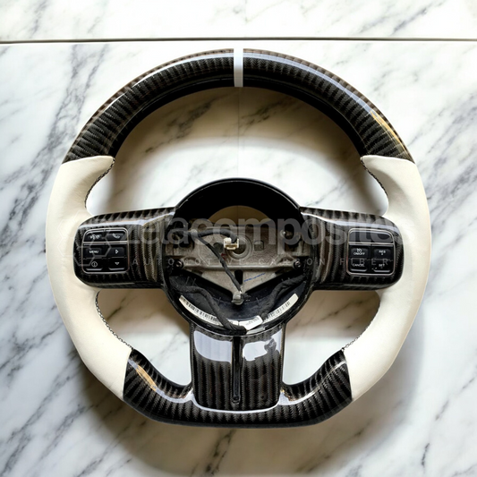 wrangler patriot compass 2011-2018 custom carbon fiber steering wheel