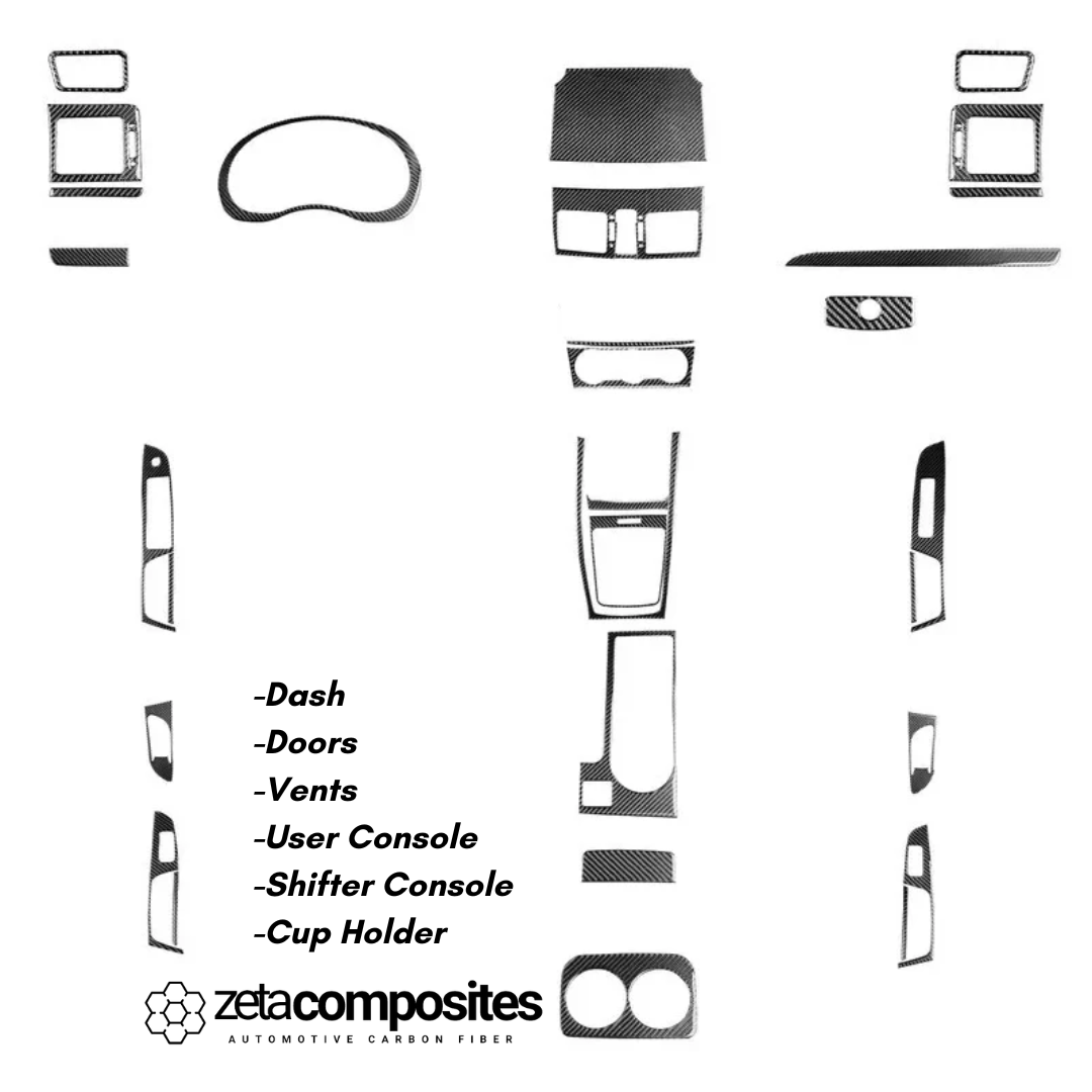 SALE (2015'-2021') Subaru WRX / STi Carbon Fiber Interior Trim Kit
